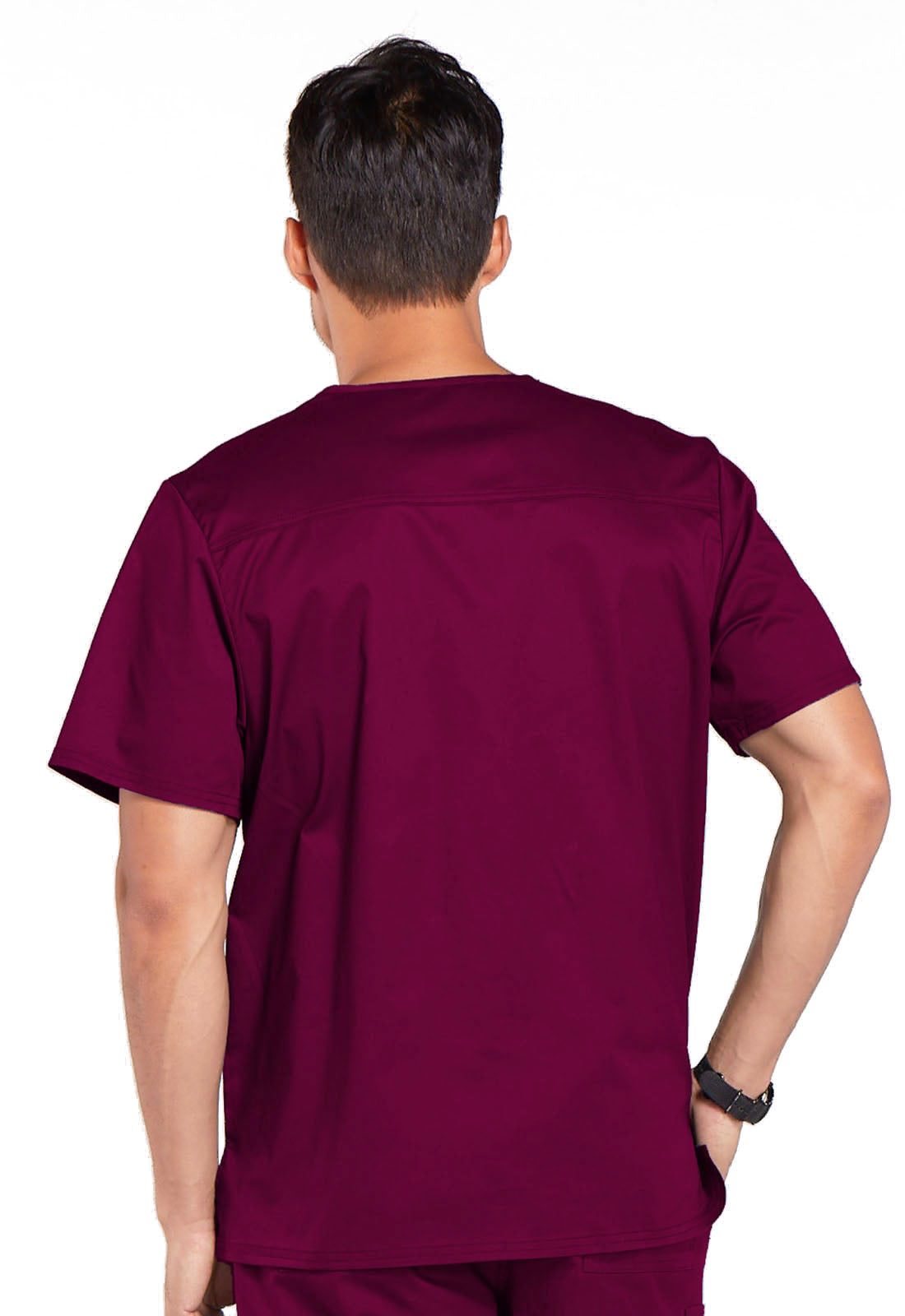Men's Men's Tuckable V-Neck Top - Wine