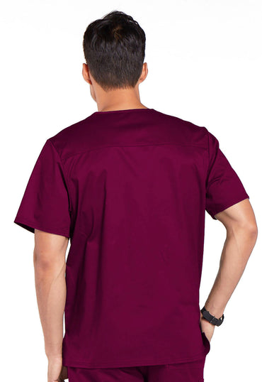 Men's Men's Tuckable V-Neck Top - Wine