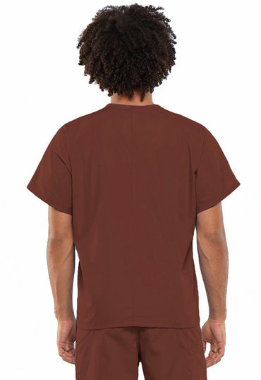Unisex Unisex V-Neck Tunic - Chocolate