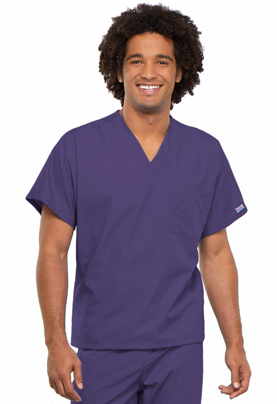 Unisex Unisex V-Neck Tunic - Grape