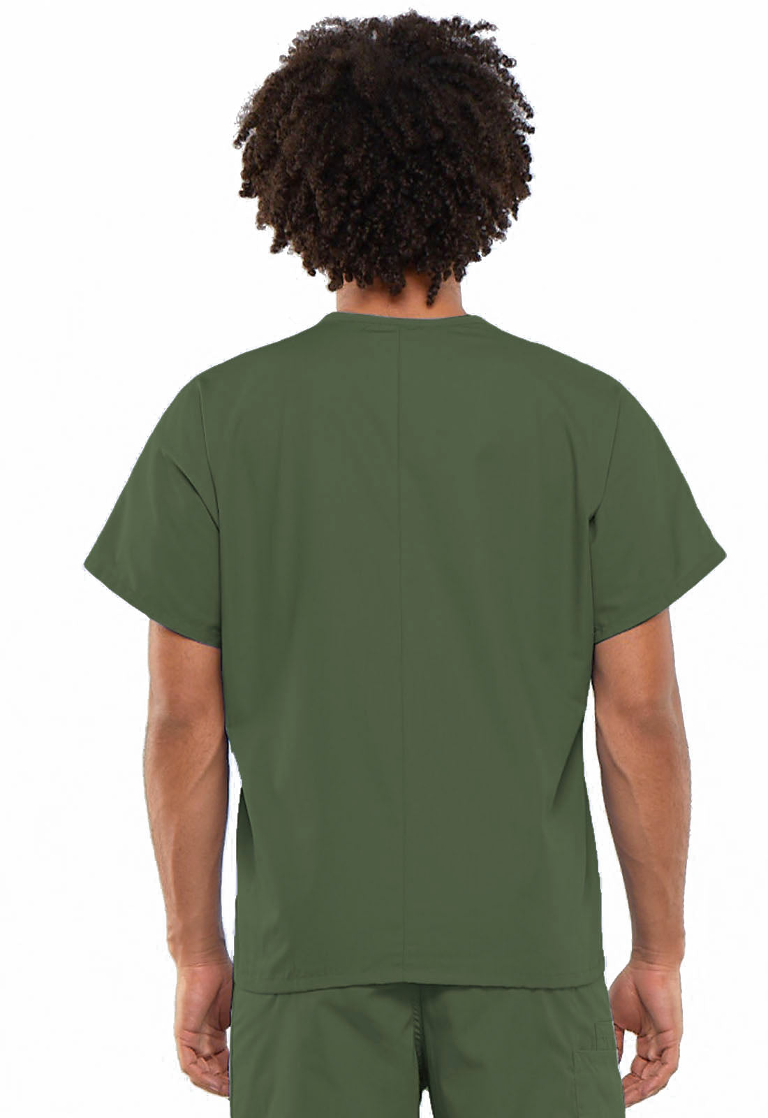 Unisex Unisex V-Neck Tunic - Olive