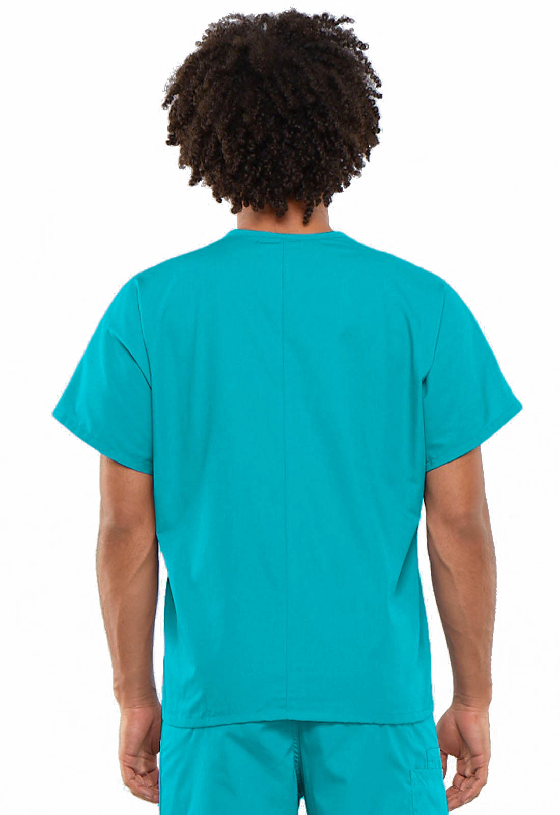 Unisex Unisex V-Neck Tunic - Turquoise