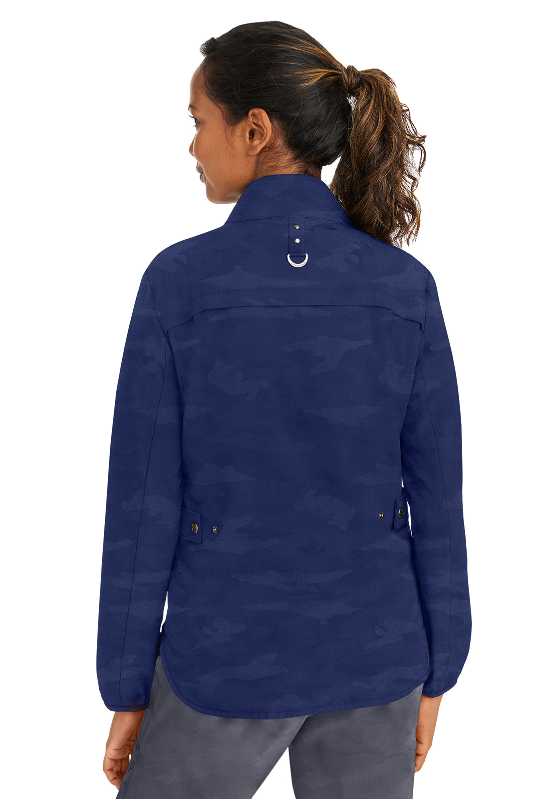 Women's Destini Camo Jacket - Navy