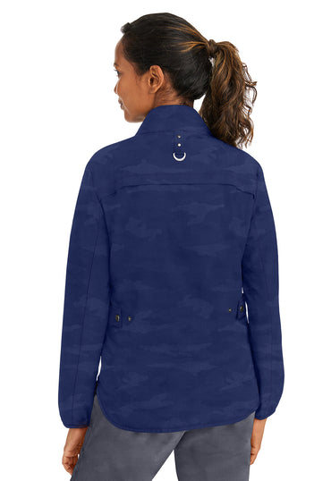 Women's Destini Camo Jacket - Navy