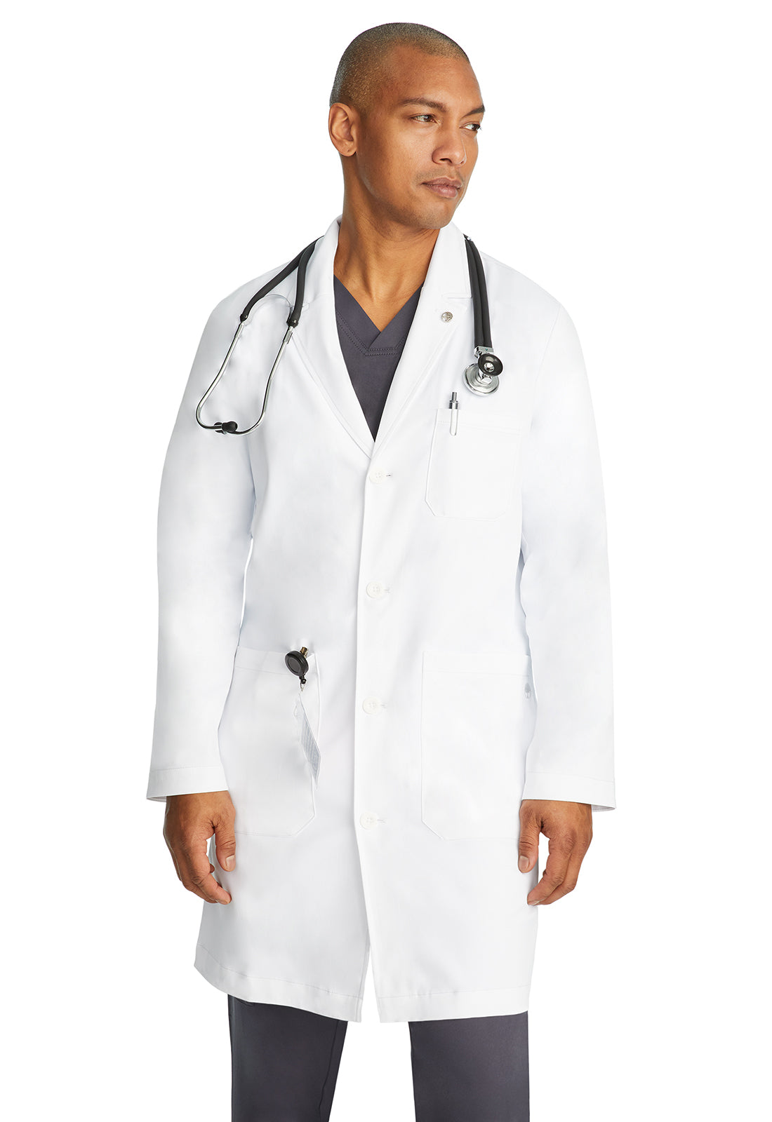 Men's Luke Labcoat - White