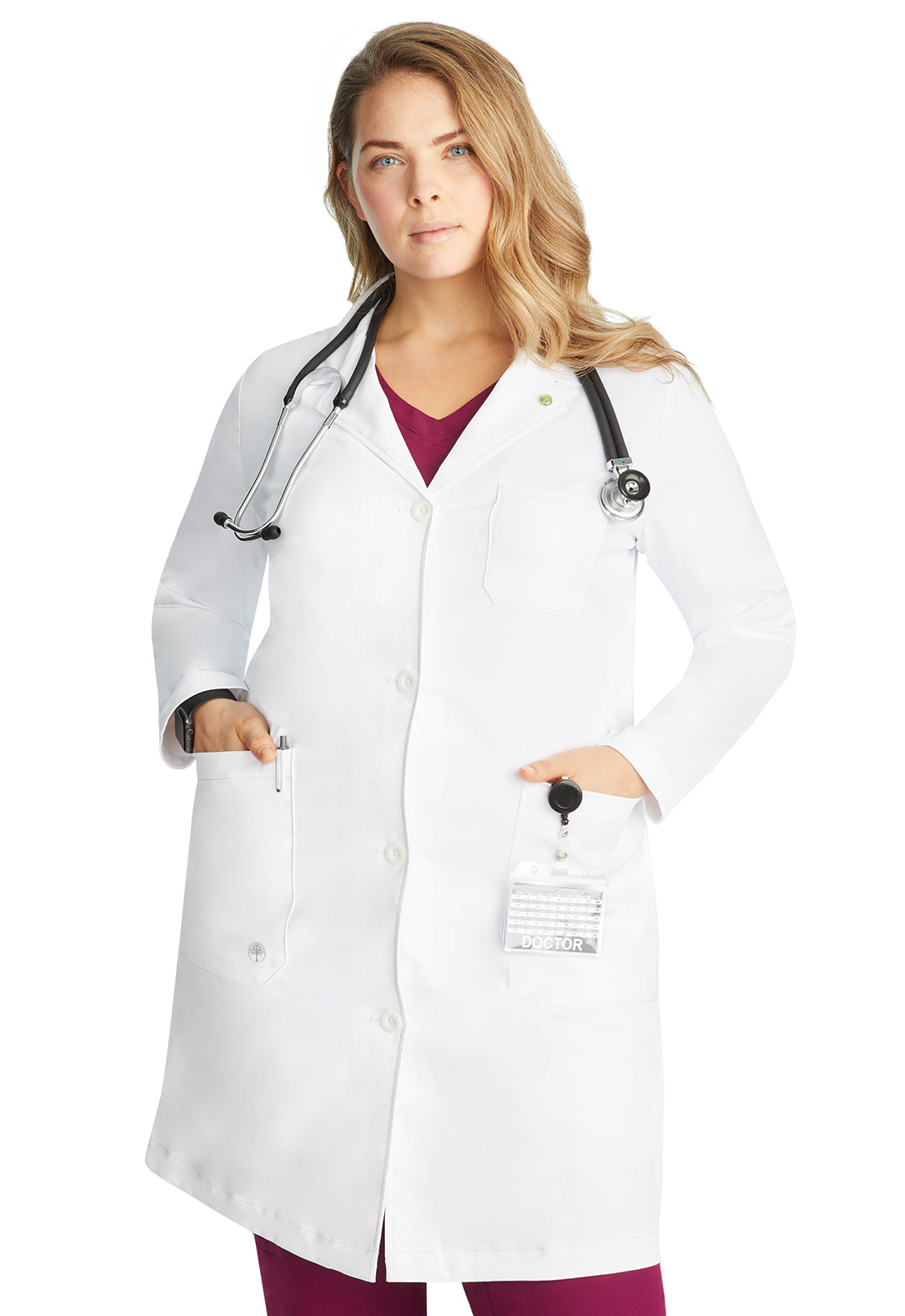 Women's Faye Labcoat - White