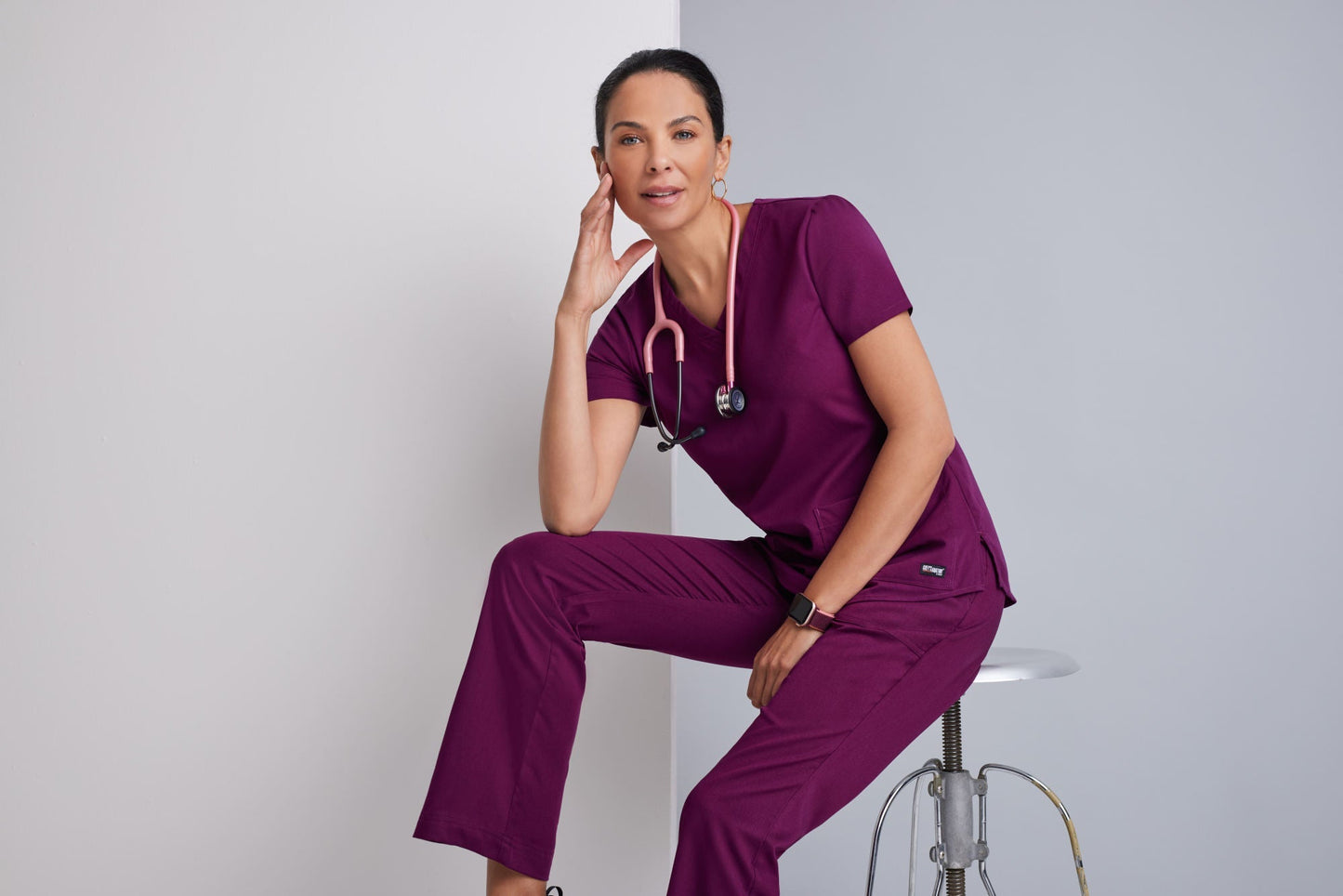 Aubrey Top - Hunter Green - Grey's Anatomy Scrubs