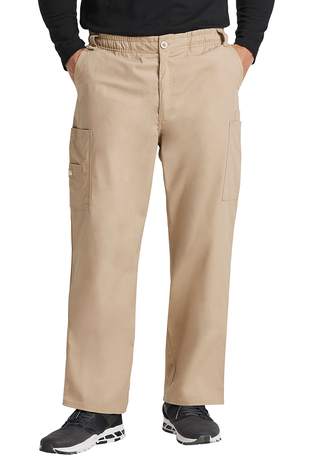 Men's Men's Zip Fly Pull-On Pant - Dark Khaki