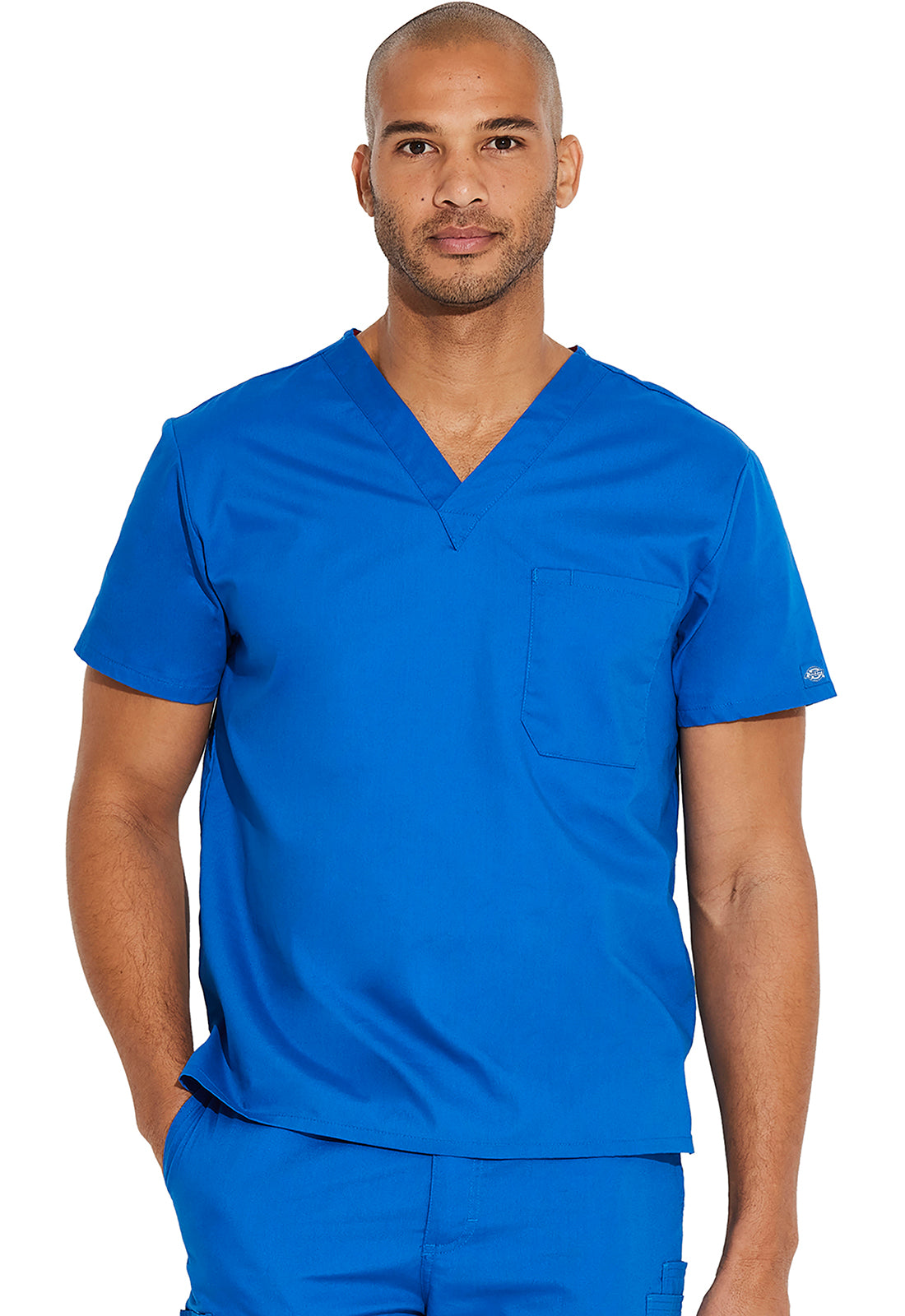 Unisex Unisex Tuckable V-Neck Top - Royal