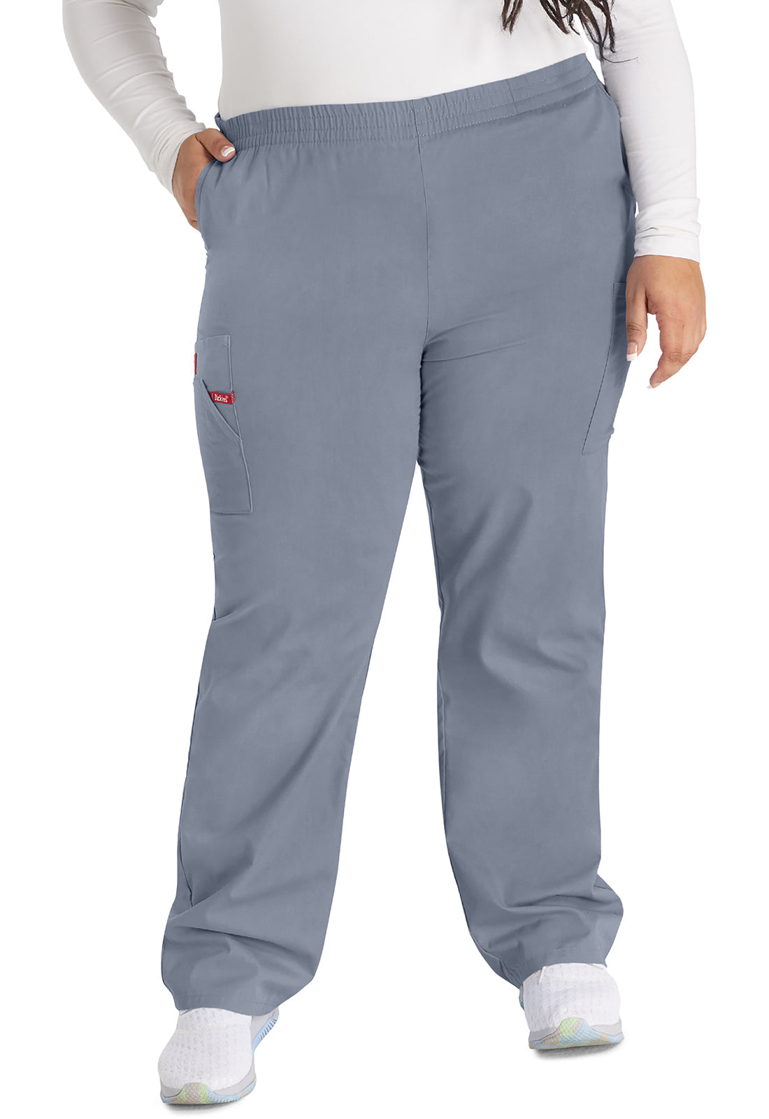 Women's Natural Rise Tapered Leg Pull-On Pant - Grey