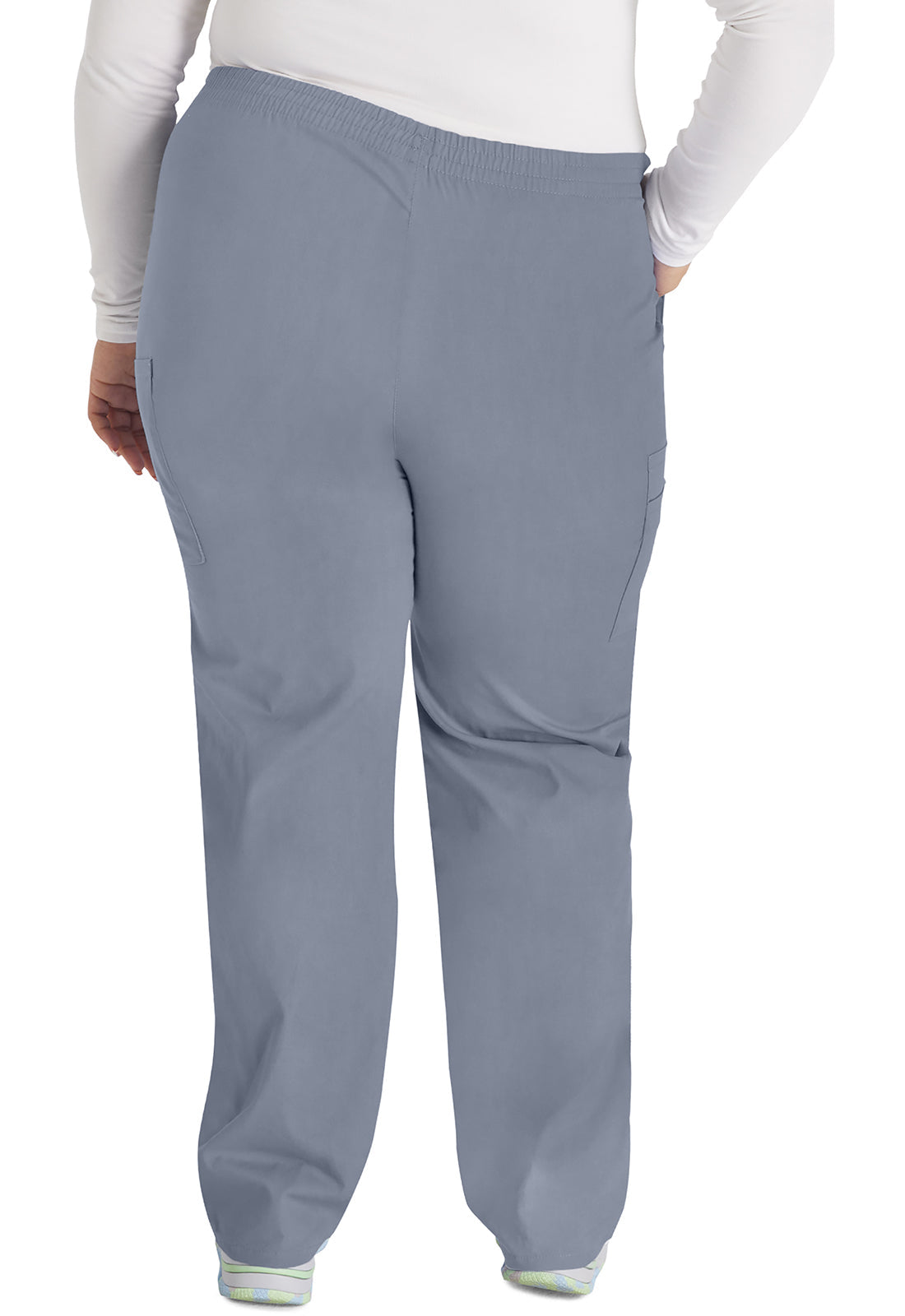 Women's Natural Rise Tapered Leg Pull-On Pant - Grey