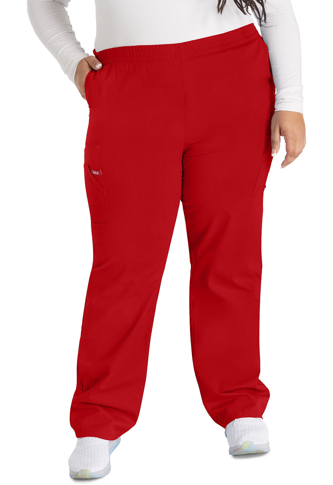 Women's Natural Rise Tapered Leg Pull-On Pant - Red