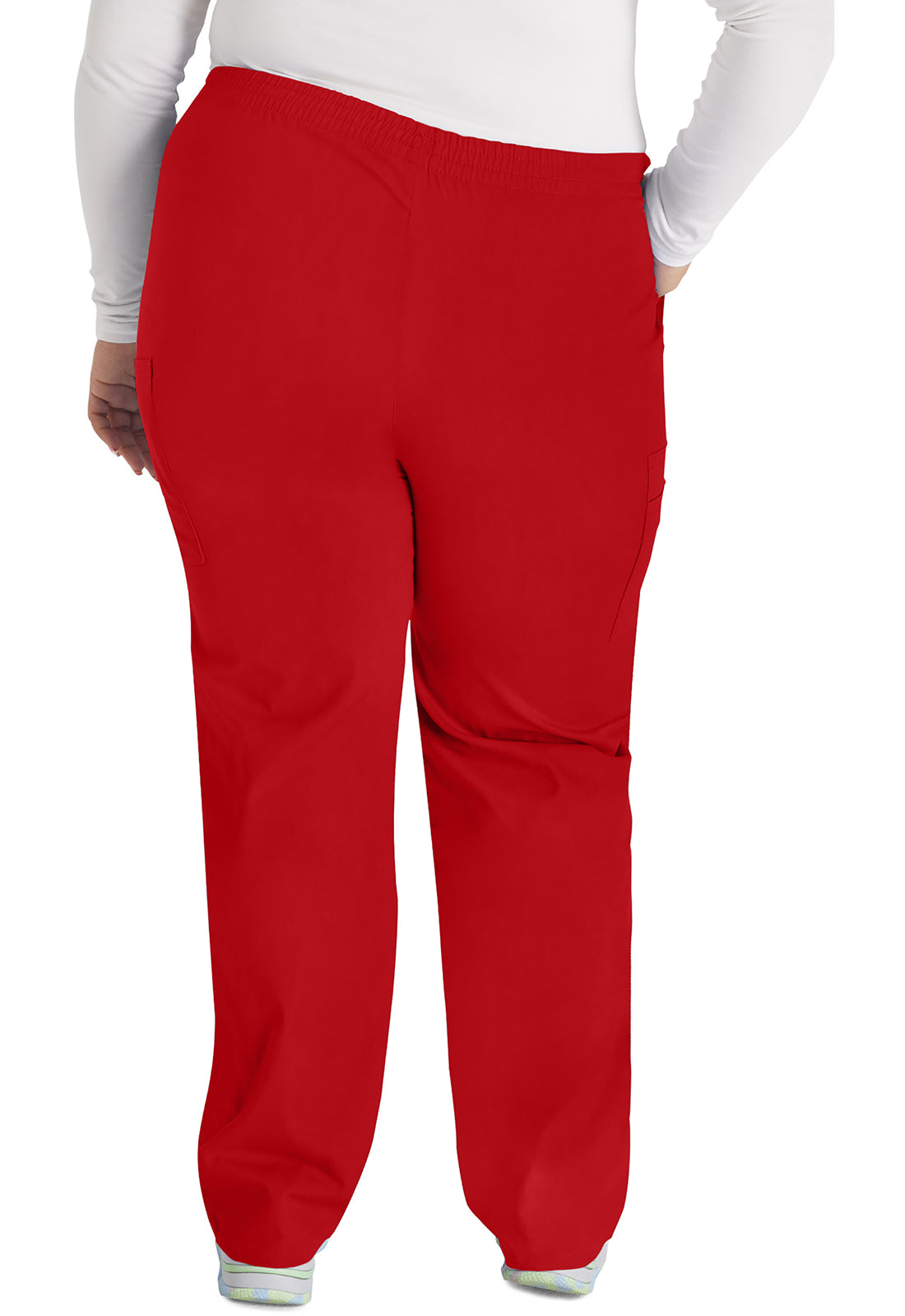 Women's Natural Rise Tapered Leg Pull-On Pant - Red