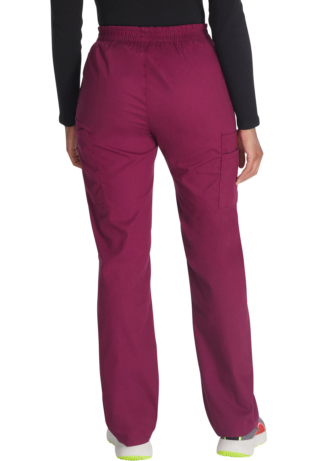 Women's Natural Rise Tapered Leg Pull-On Pant - Wine