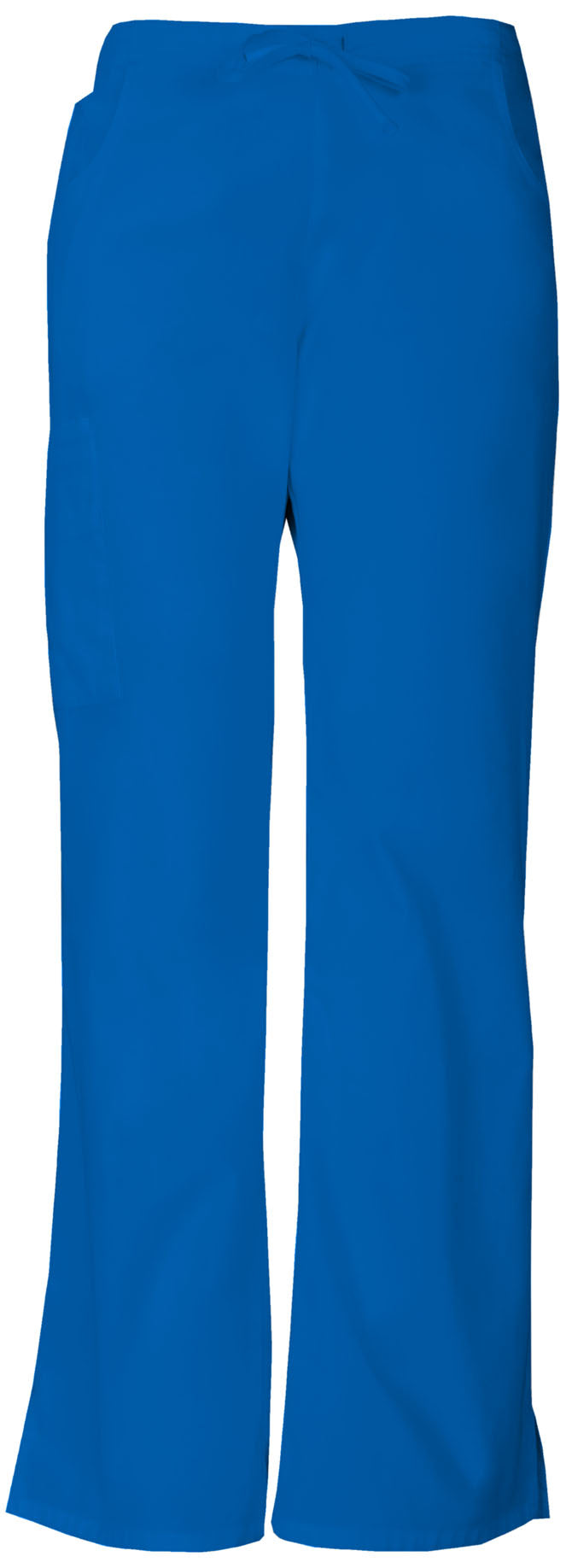 Women's Mid Rise Drawstring Cargo Pant - Royal