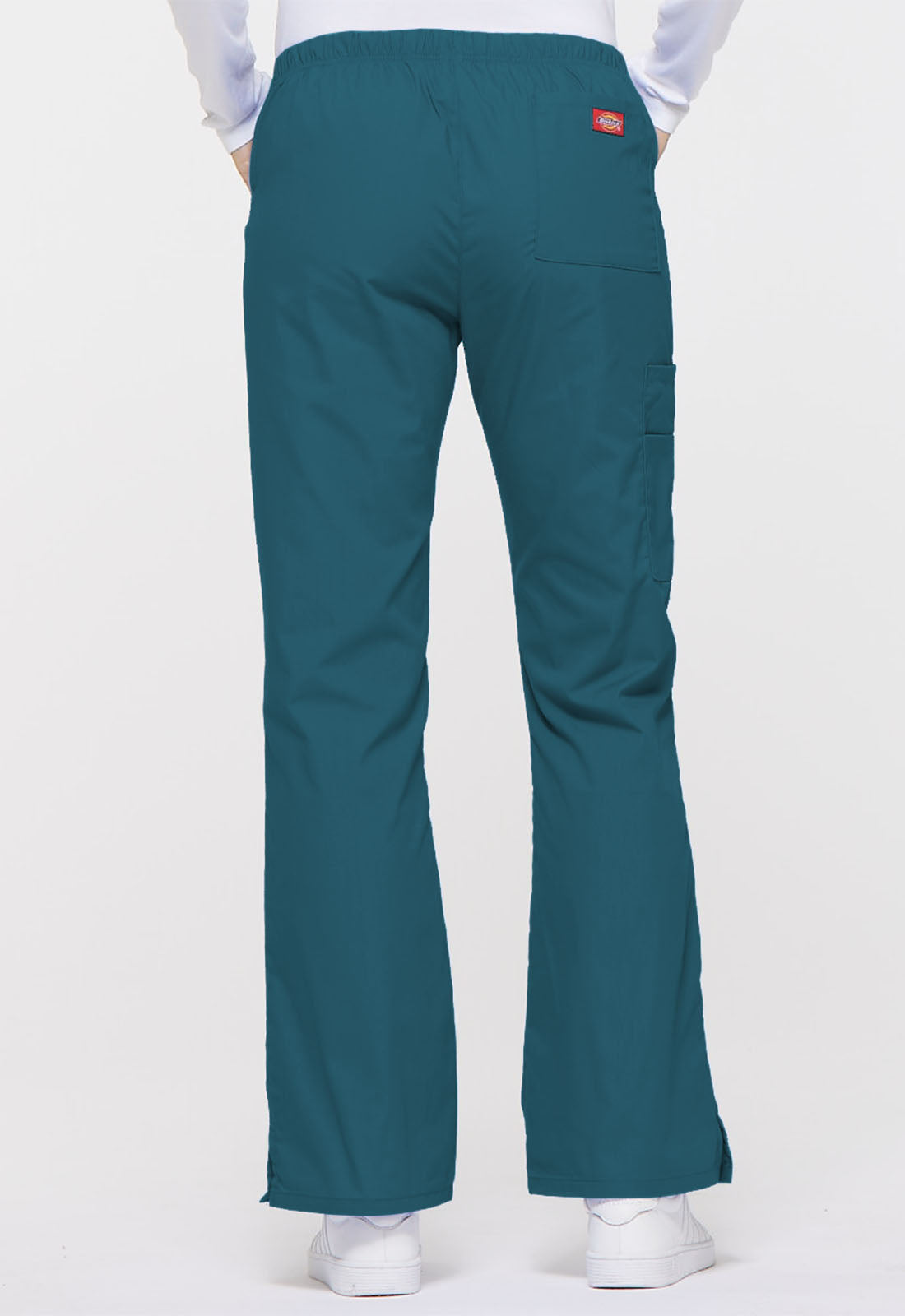 Women's Mid Rise Drawstring Cargo Pant - Caribbean Blue