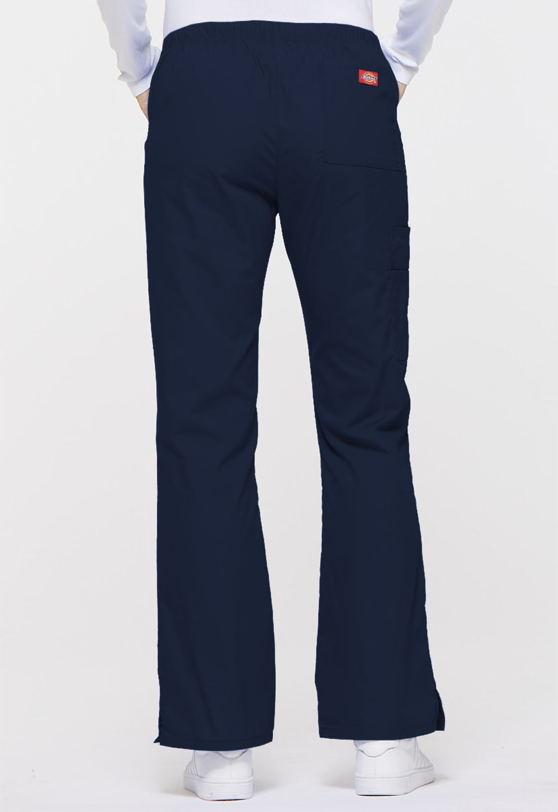 Women's Mid Rise Drawstring Cargo Pant - Navy