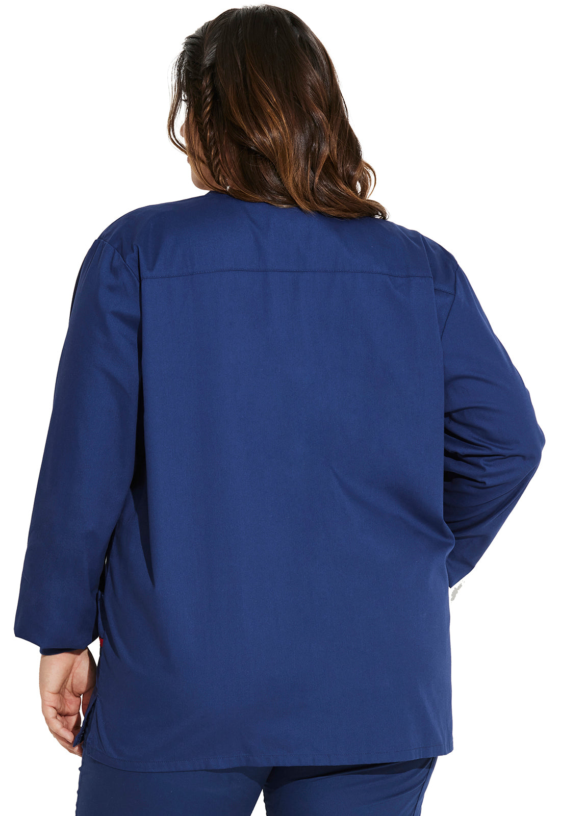 Women's Snap Front Warm-Up Jacket - Navy