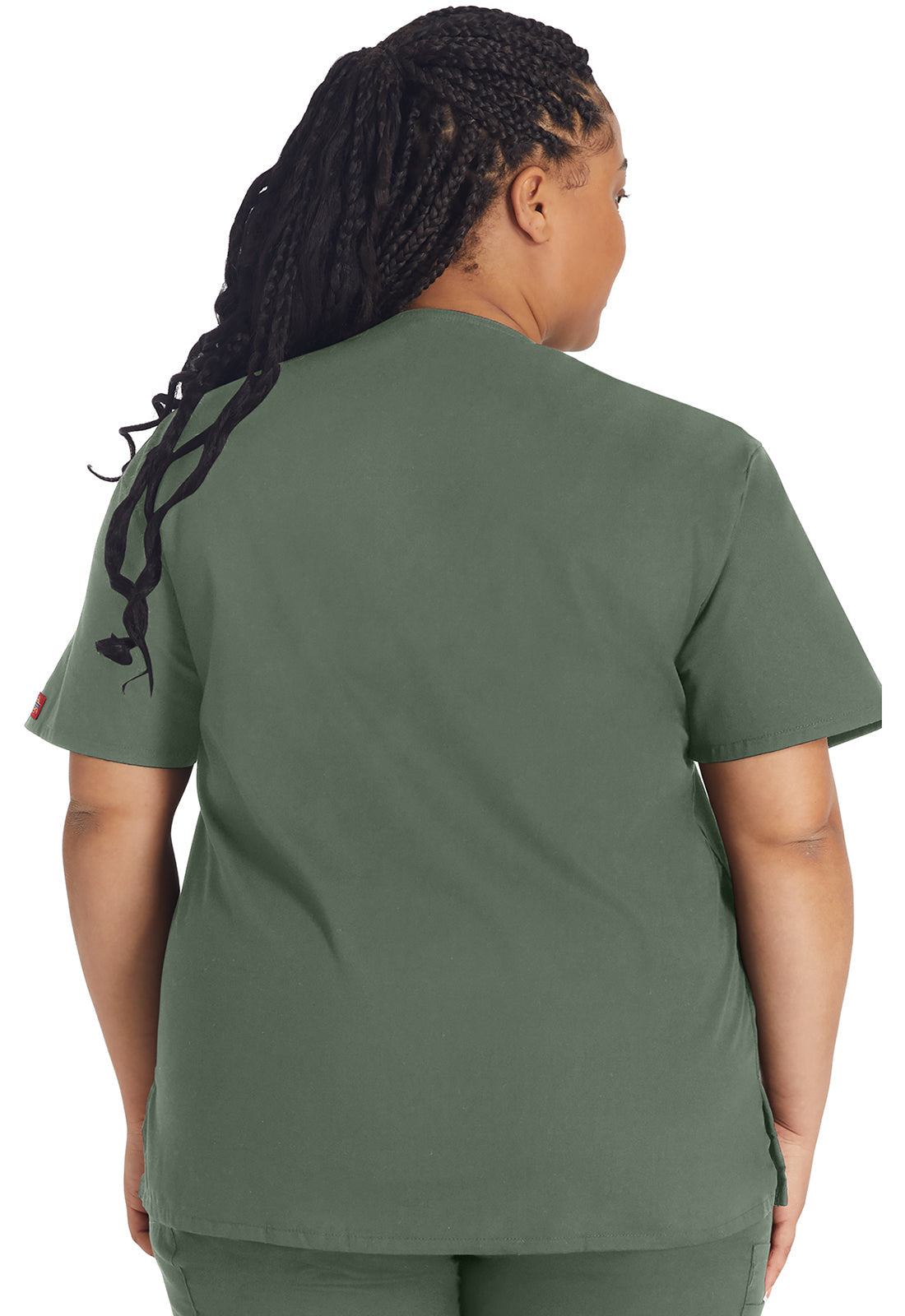 Women's V-Neck Top - Olive