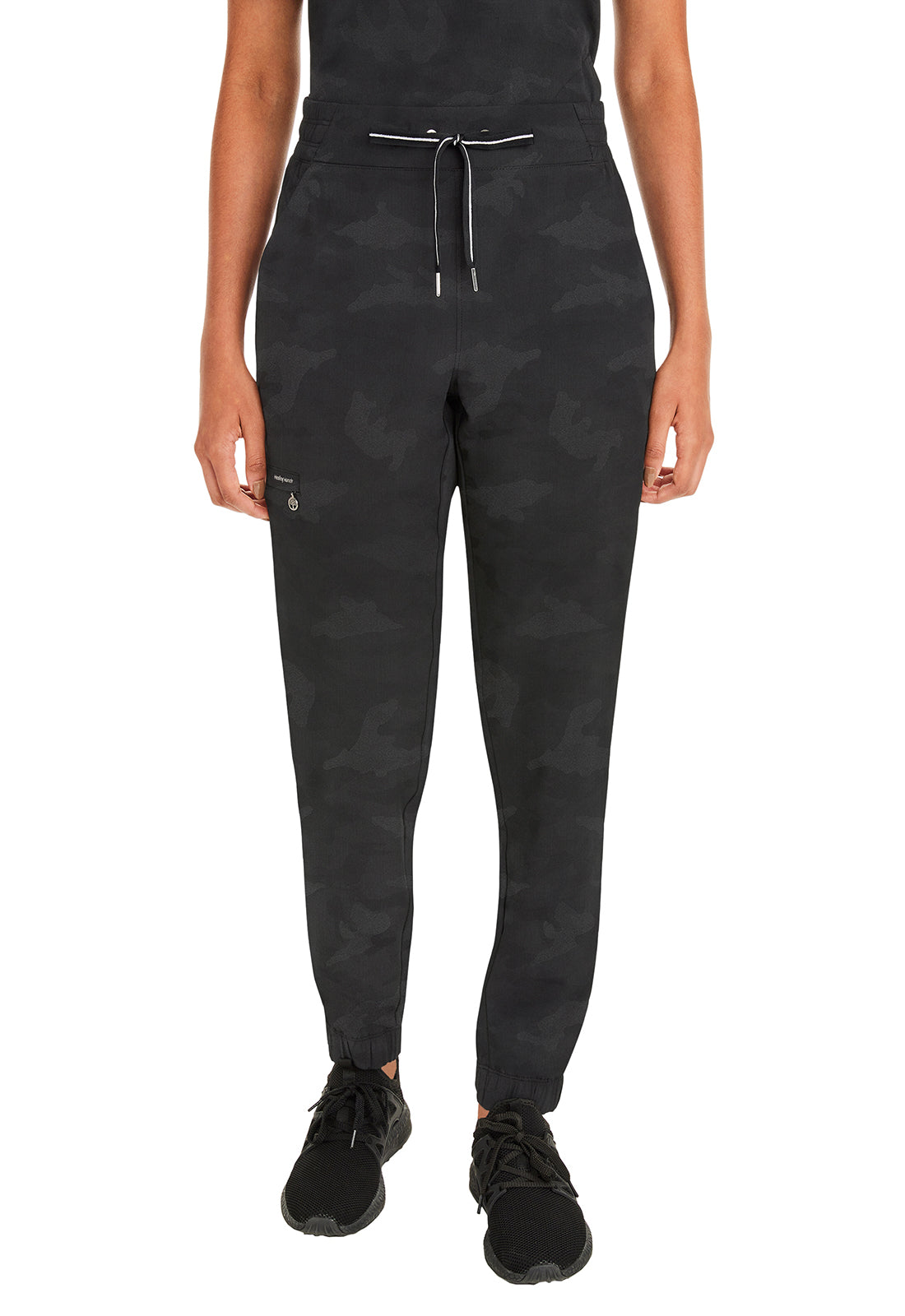 Women's Tate Jogger Camo Pant Petite - Black