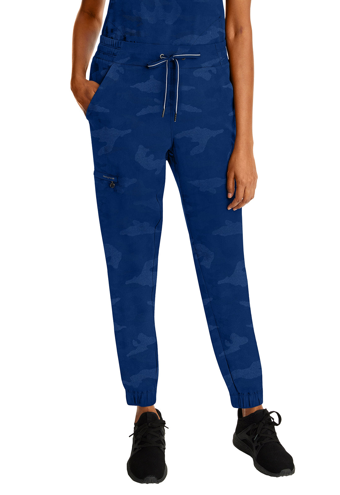 Women's Tate Jogger Camo Pant Petite - Navy