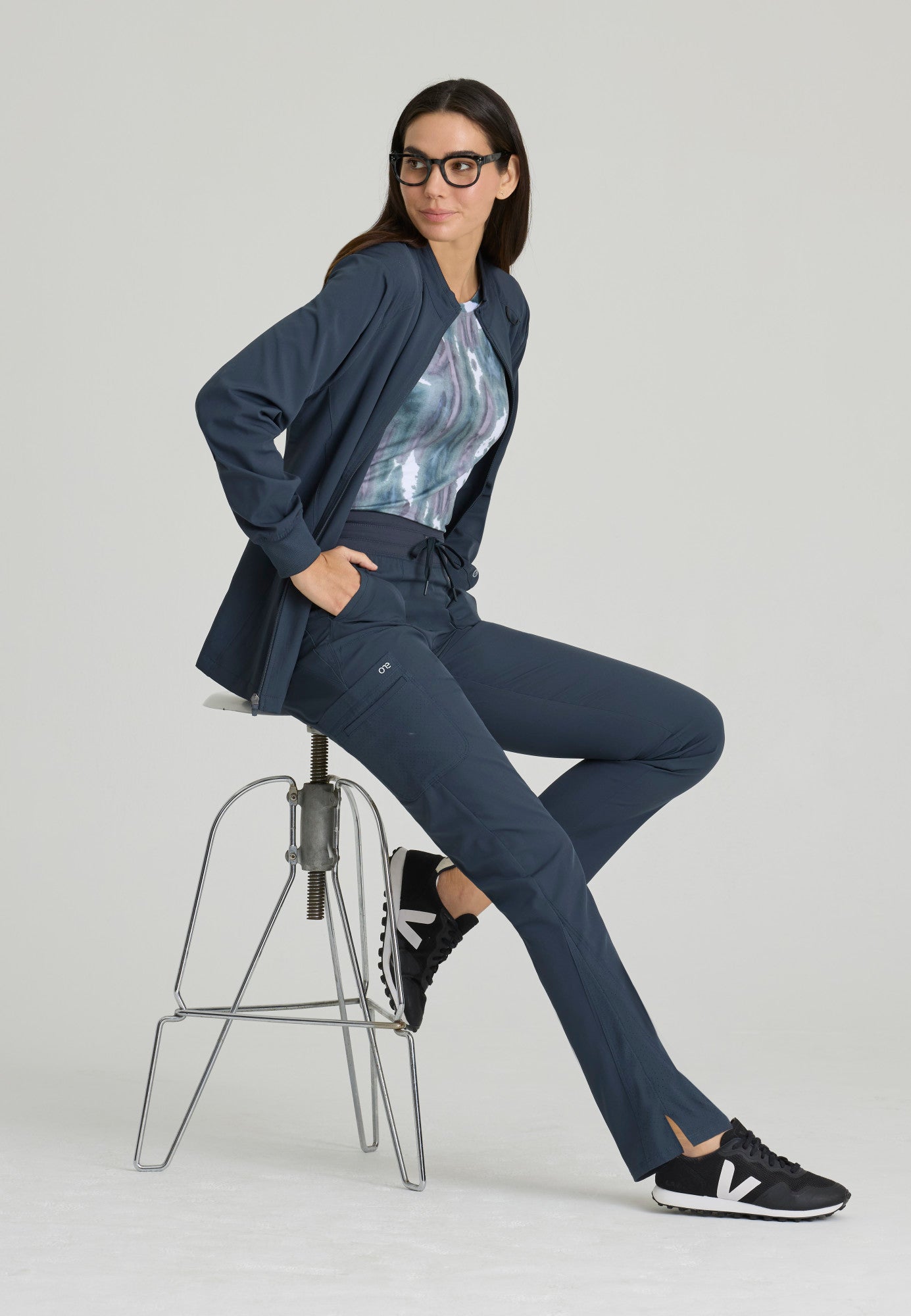 Uplift Pant - Steel - Grey's Anatomy Scrubs