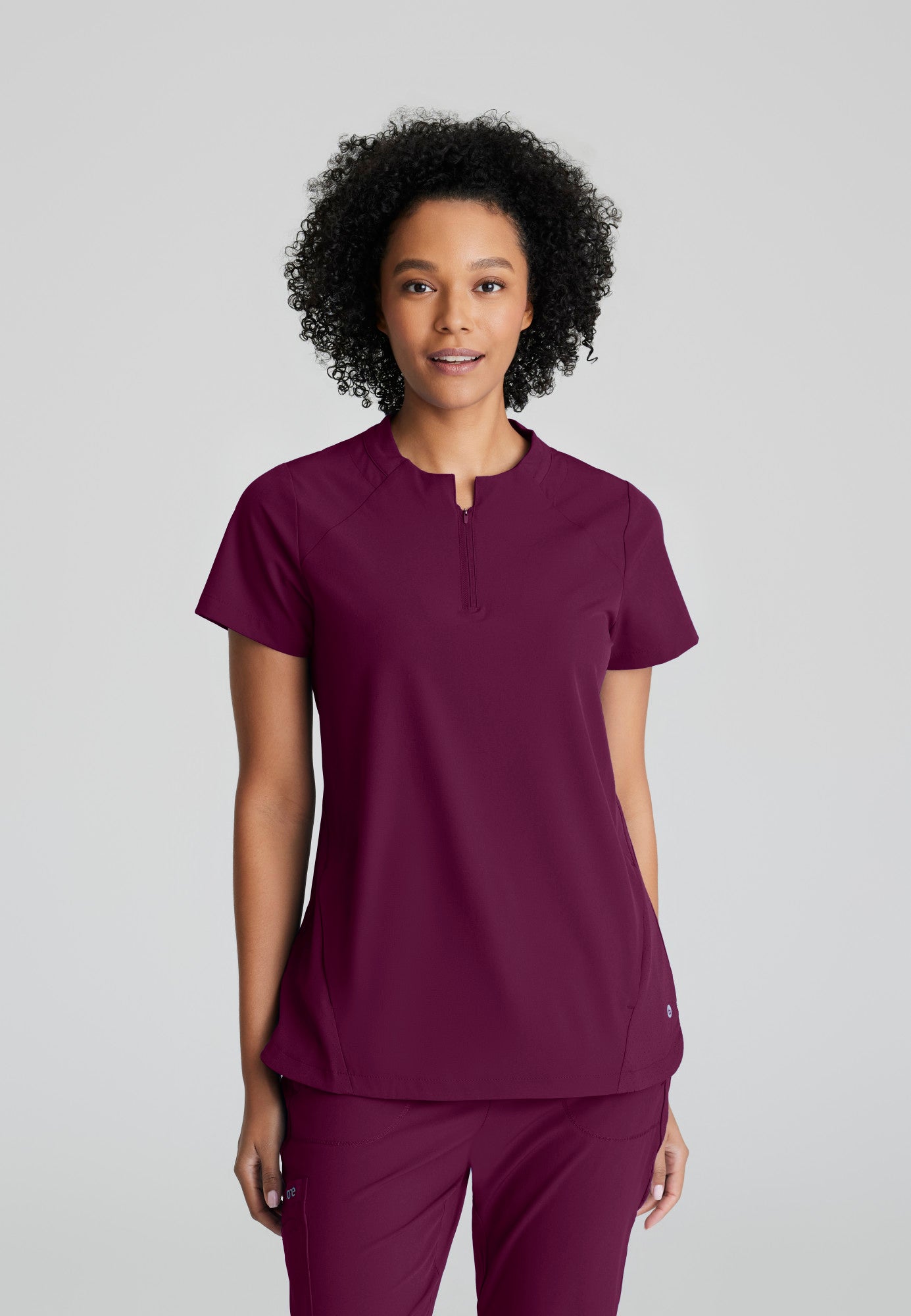 Flux Top - Wine - Grey's Anatomy Scrubs