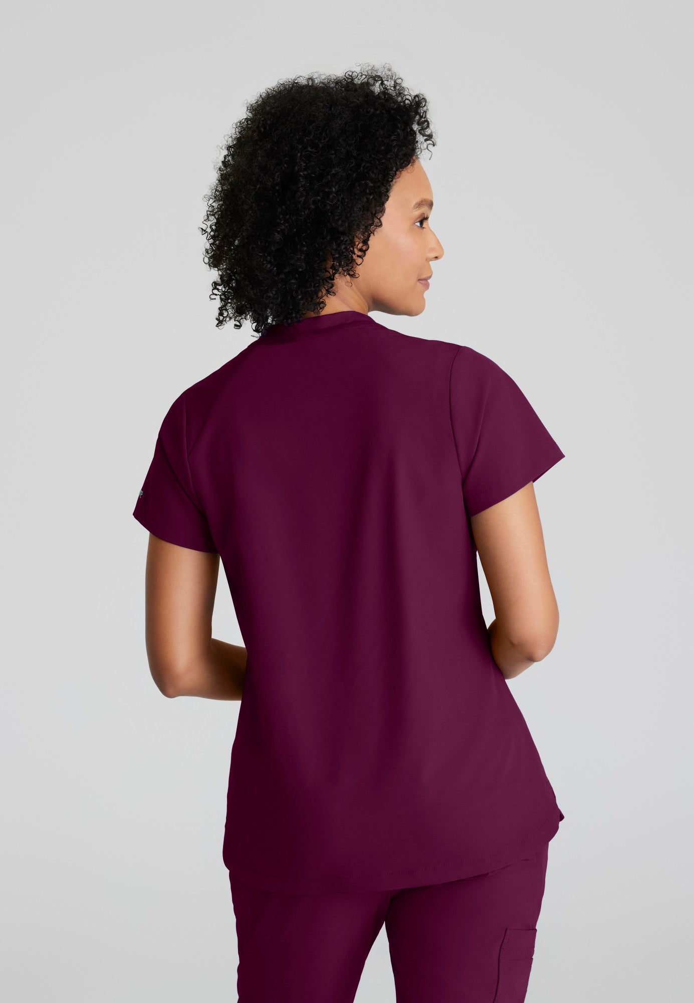 Flux Top - Wine - Grey's Anatomy Scrubs