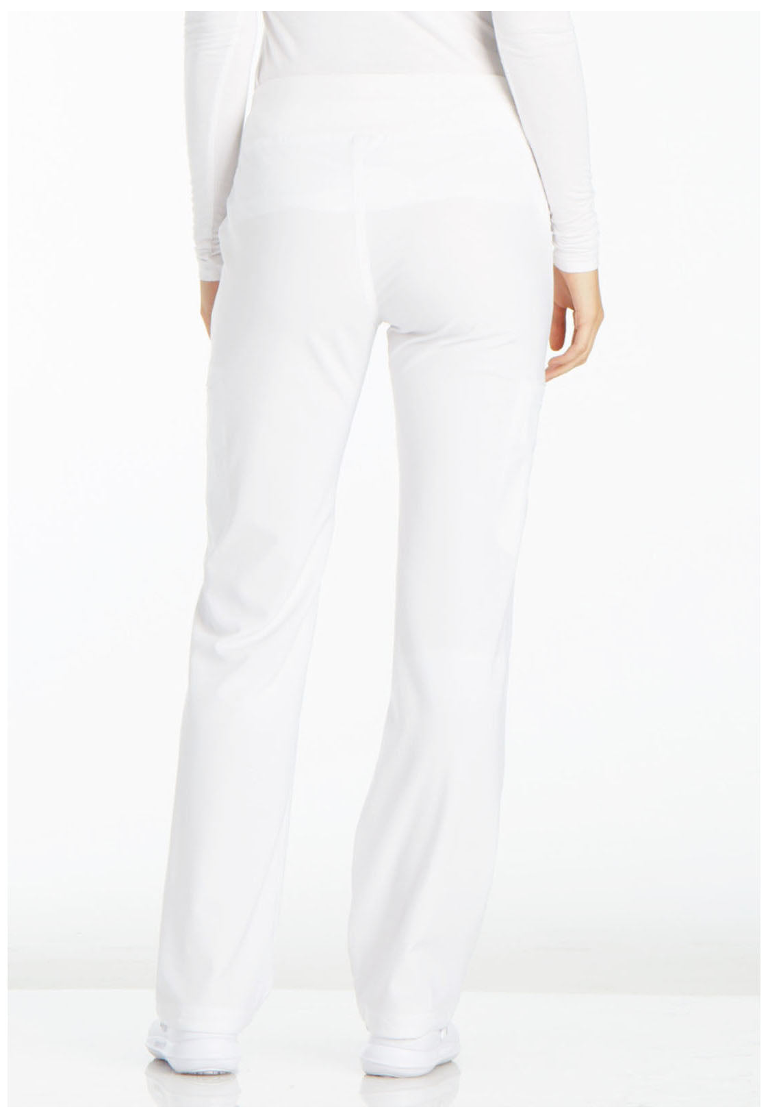 Women's Mid Rise Straight Leg Pull-on Pant - White