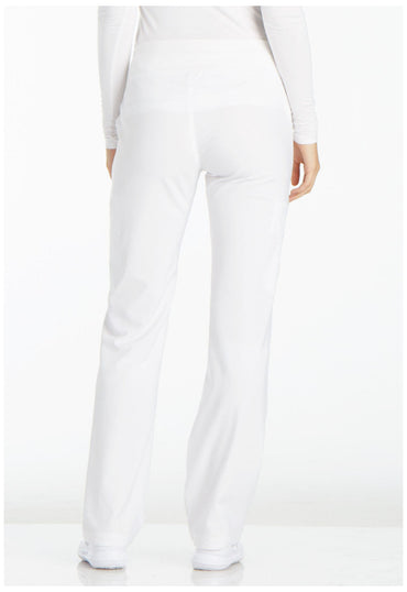 Women's Mid Rise Straight Leg Pull-on Pant - White