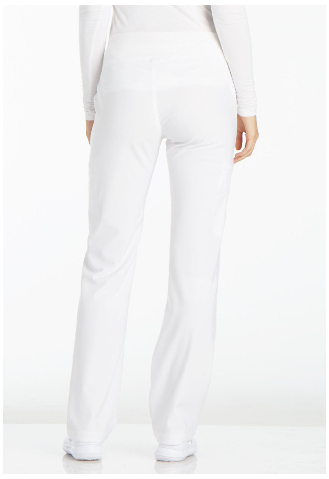 Women's Mid Rise Straight Leg Pull-on Pant - White