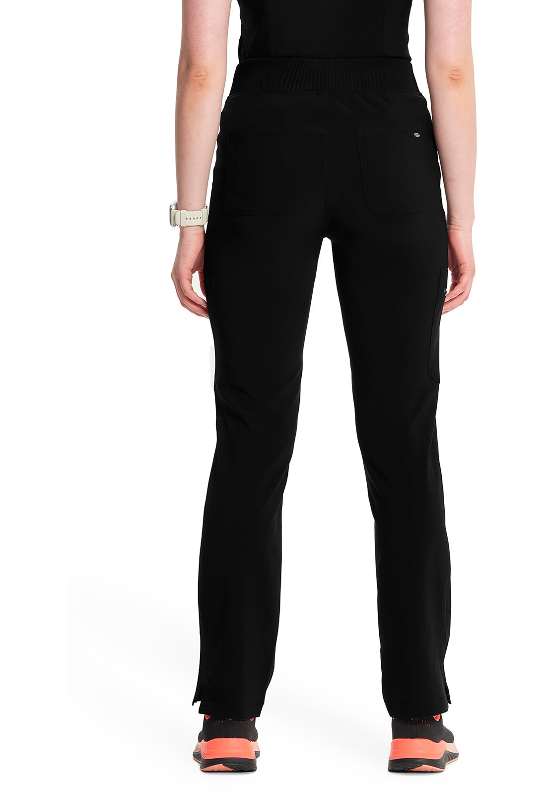Women's Mid Rise Tapered Leg Pull-on Pant - Black