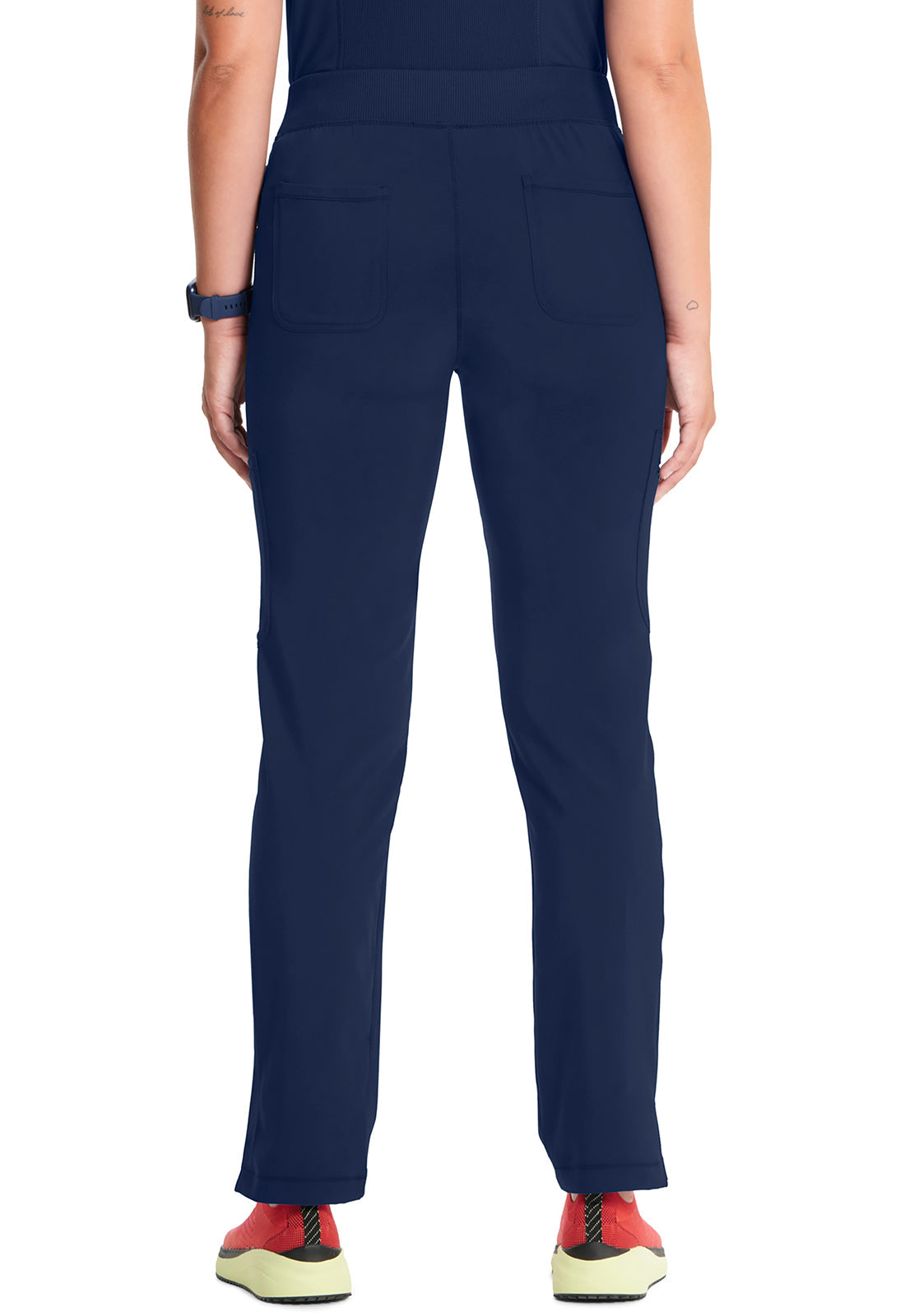 Women's Mid Rise Tapered Leg Pull-on Pant - Navy