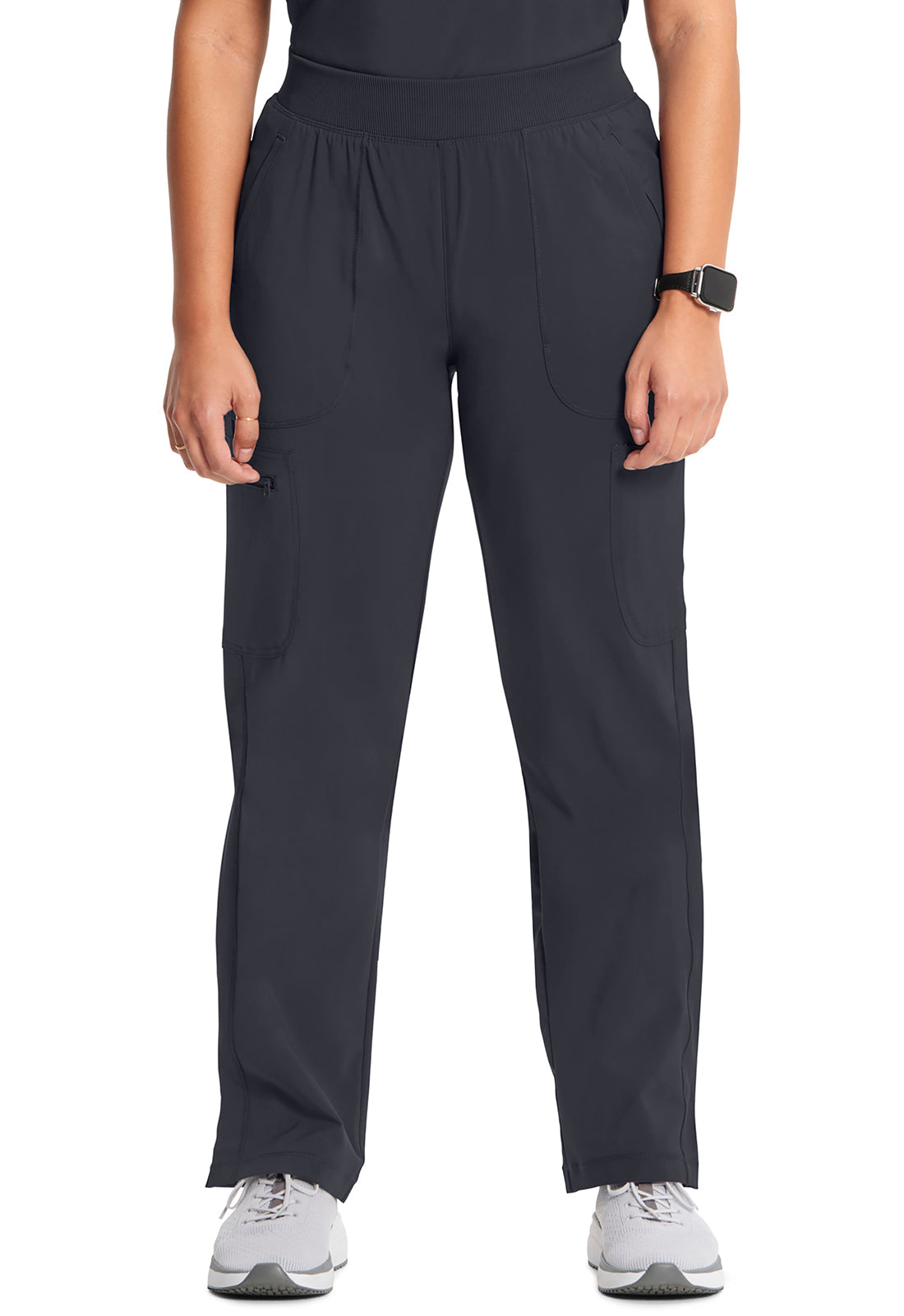Women's Mid Rise Tapered Leg Pull-on Pant - Pewter