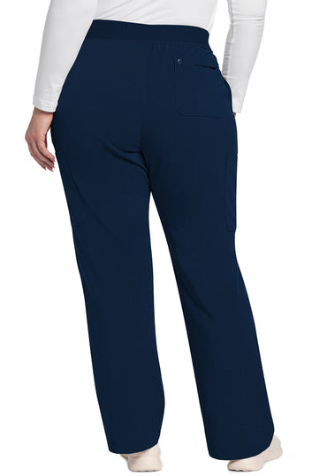 Women's Mid Rise Pull-On Moderate Flare Leg Pant - Navy