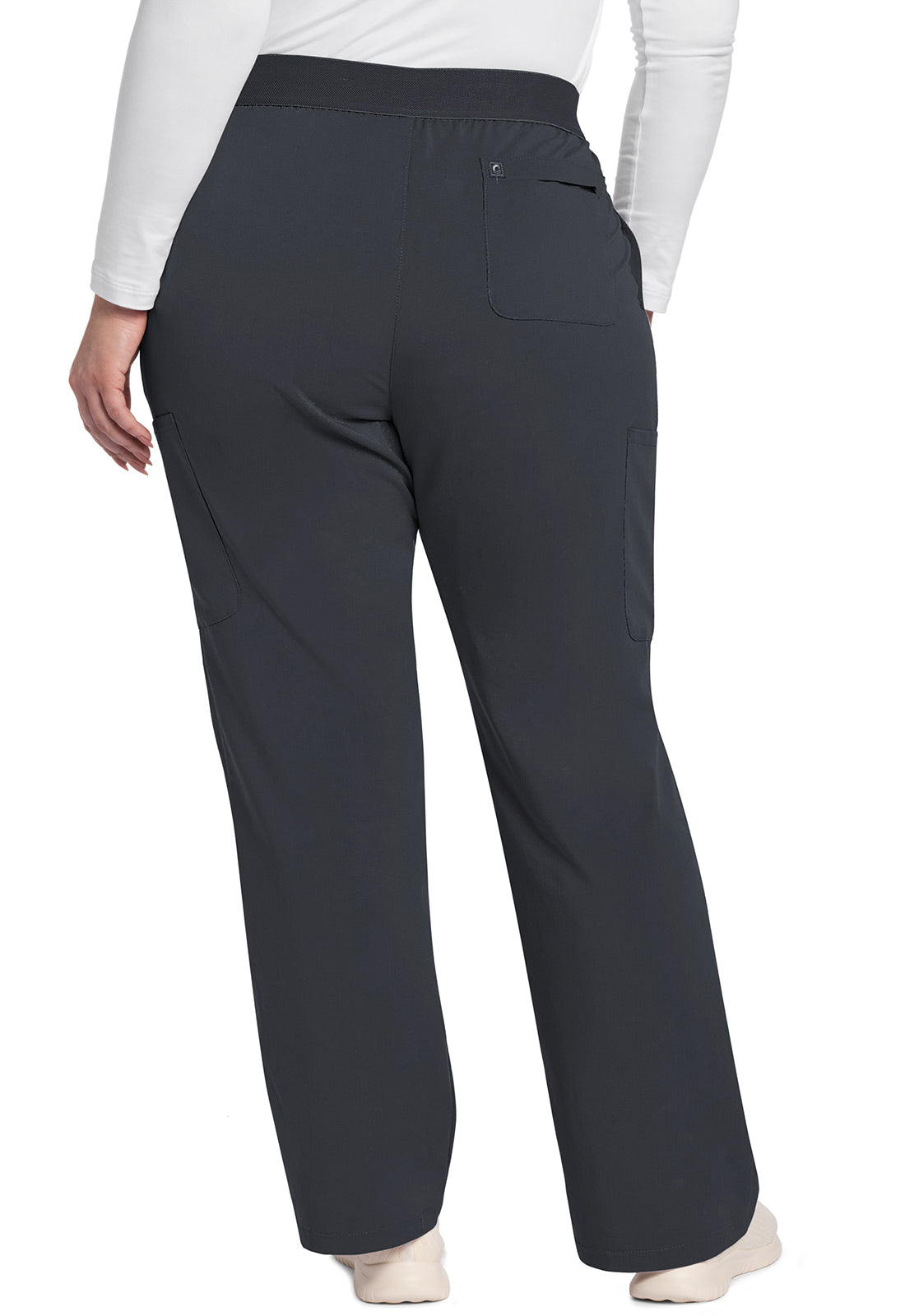 Women's Mid Rise Pull-On Moderate Flare Leg Pant - Pewter