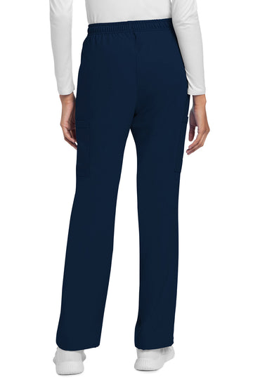 Women's Mid Rise Drawstring Trouser Cargo Pant - Navy