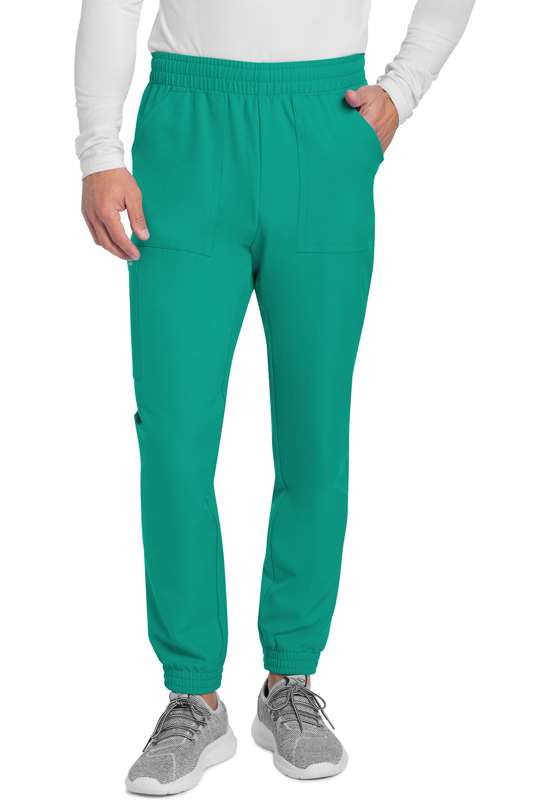 Men's Men's Mid Rise Jogger - Teal Blue