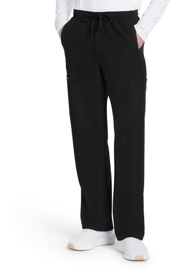Men's Men's Mid Rise Zip Fly Straight Leg Pant - Black