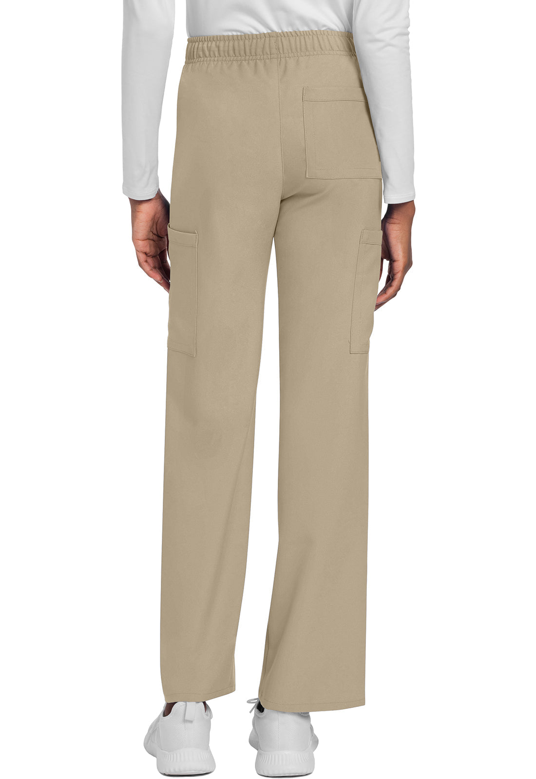 Unisex Unisex Mid Rise Drawstring Straight Pant - KHAKI