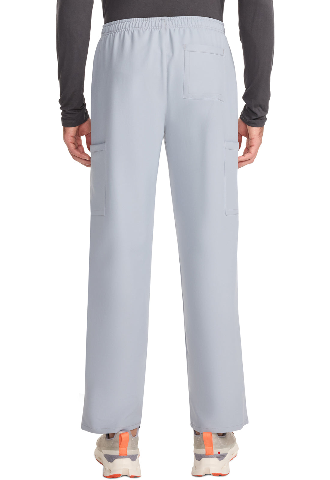 Unisex Unisex Mid Rise Drawstring Straight Pant - Grey