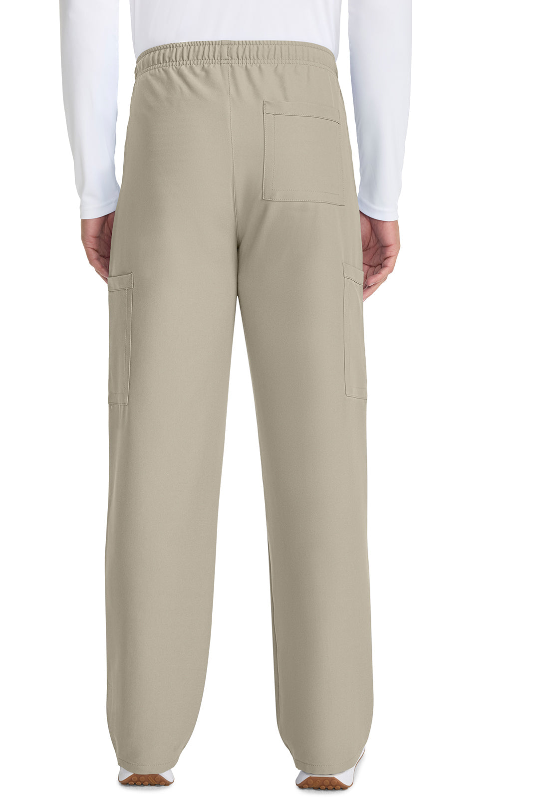 Unisex Unisex Mid Rise Drawstring Straight Pant - KHAKI