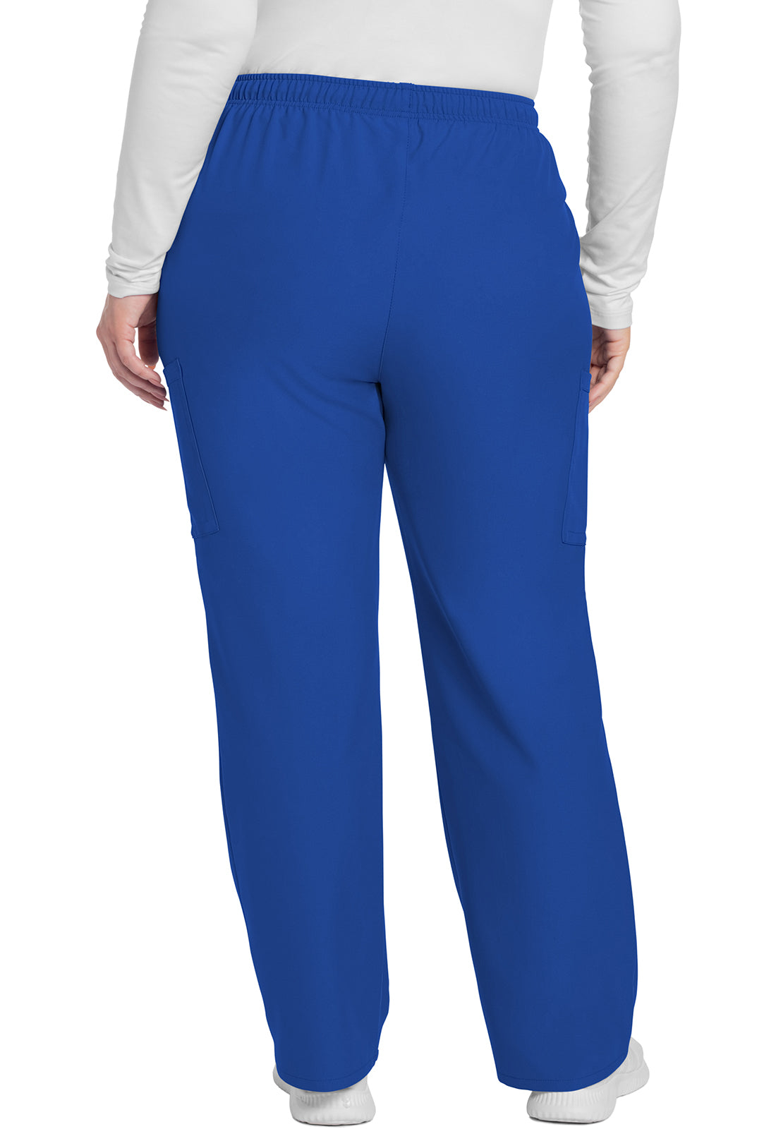 Women's Mid Rise Pull-on Slim Leg Cargo Pant - Royal