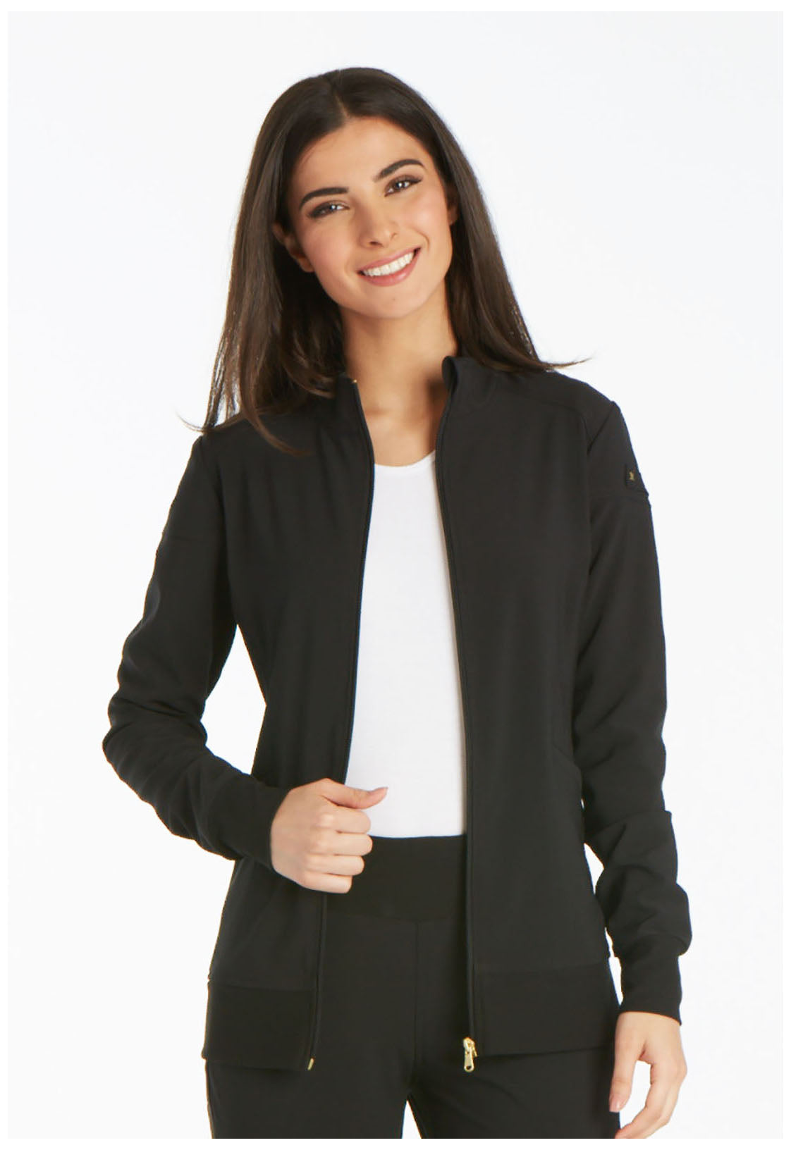 Women's Zip Front Jacket - Black