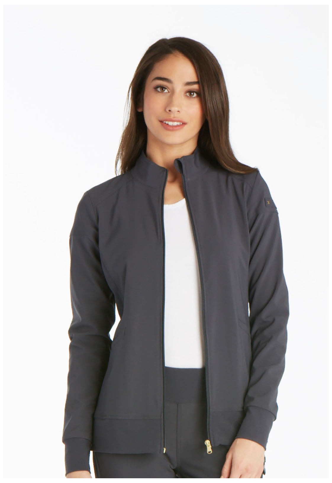 Women's Zip Front Jacket - Pewter