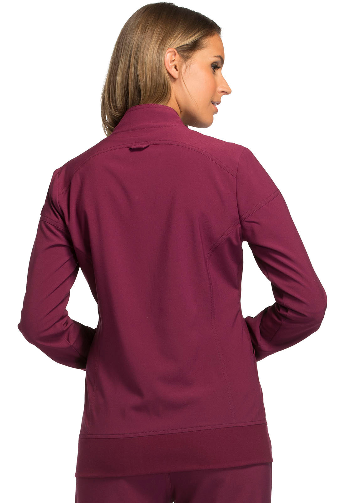 Women's Zip Front Jacket - Wine