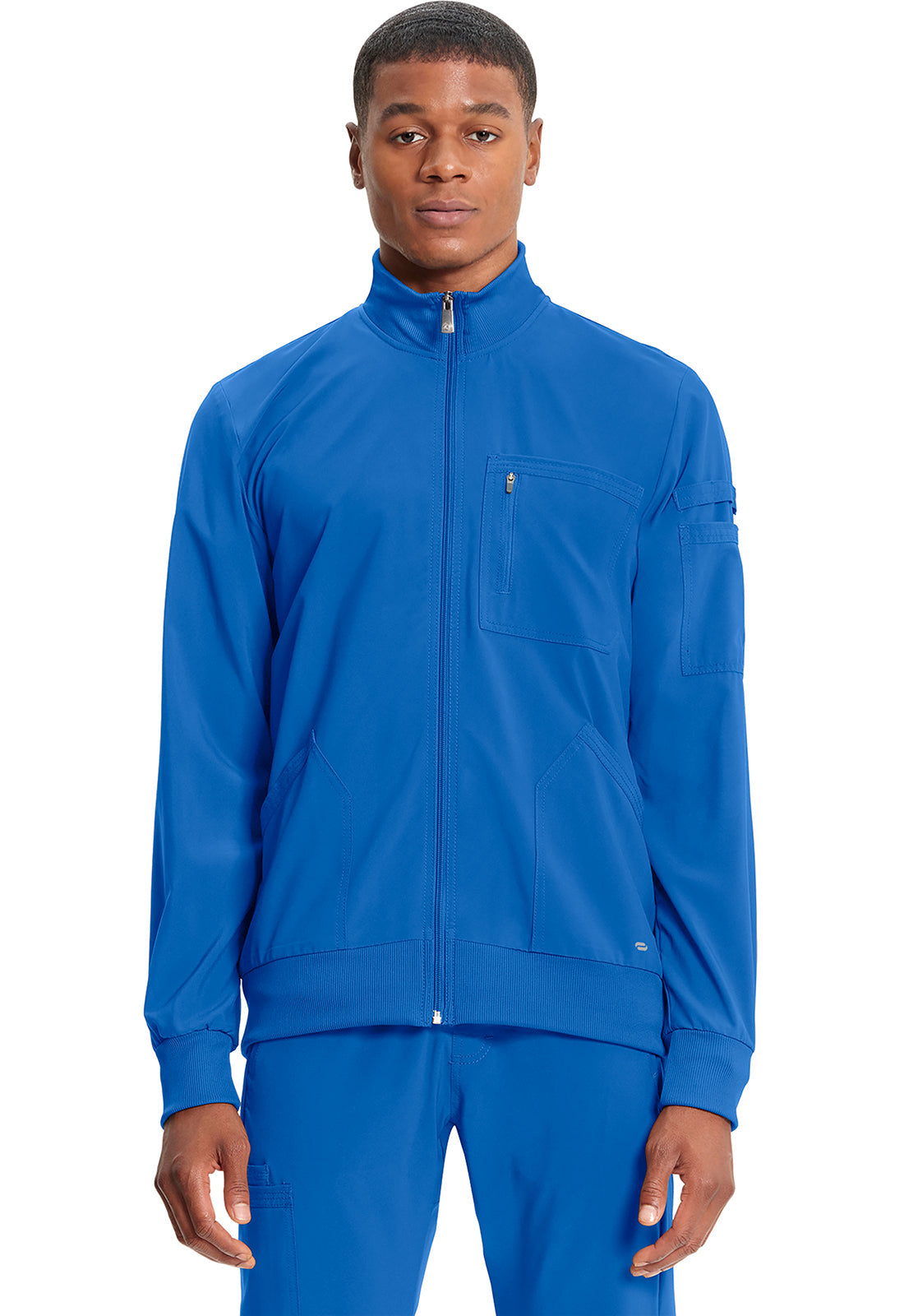 Men's Men's Zip Front Jacket - Royal