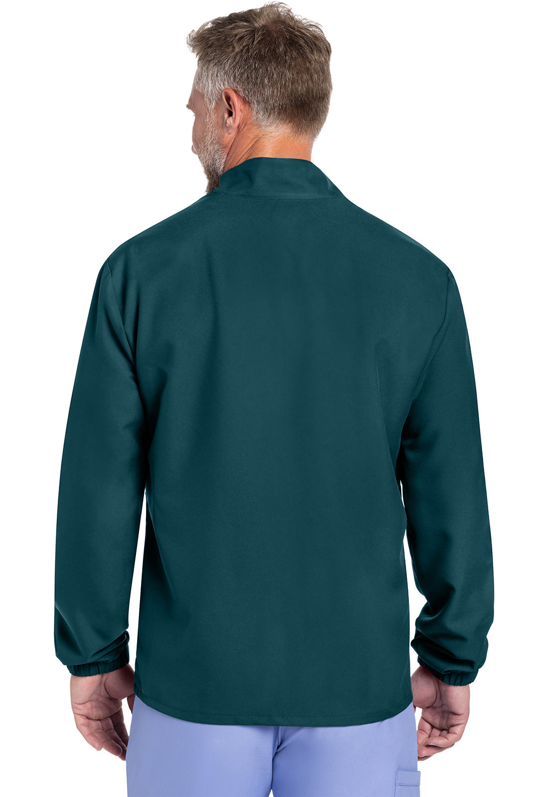 Men's Men's Zip Front Jacket - Caribbean Blue