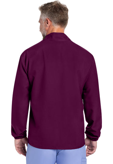 Men's Men's Zip Front Jacket - Wine