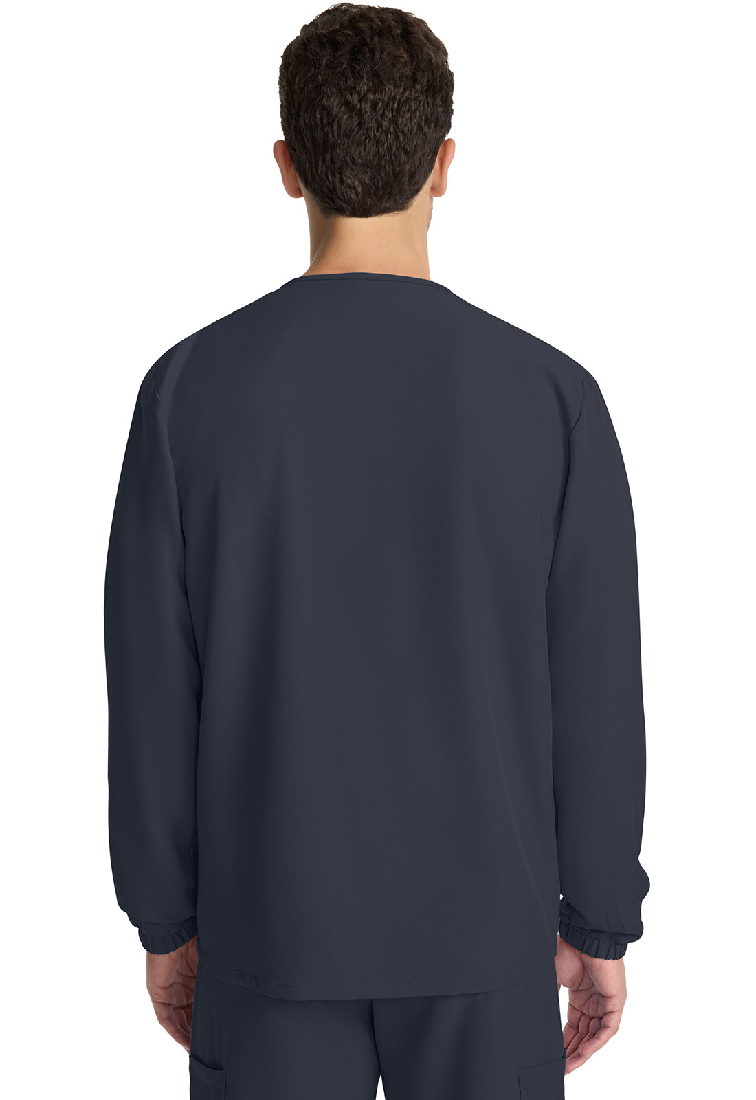 Unisex Unisex Snap Front Warm Up Jacket - Pewter